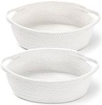 2 Pack Small Woven Basket with Gift