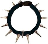 CoyoteCollar Spiked Dog Collar - Medium Black Spike Collar for Dogs, Adjustable Spiked Collar, Studded Dog Spike Collar, and Coyote Collar for Protection Against Coyotes and Aggressive Dogs