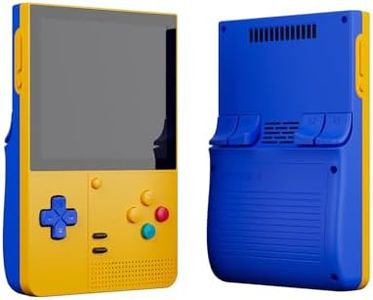Retroid Pocket Classic Retro Handheld Game Console, 3.92" OLED Touchscreen, Portable Android Gaming Handheld with 6+128GB, 5000mah Battery, Android 14, WiFi 5 Classic Games Console (PKM Yellow)