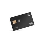 Cryptnox FIDO2 Security Key - Passwordless & 2FA Authentication - Compatible Microsoft, Apple, Google & More - Mifare Desfire - Convenient Card Format - NFC & Contact