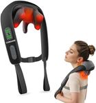 Snailax Neck Massager for Pain Relief Deep Tissue, Neck Massage with Heat, FSA HSA Eligible, Cordless Massager for Back and Shoulder Pain, Deep Kneading Back Massager, Gift for Mom Dad