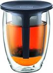 Bodum Tea for One Glass with Tea Infuser - 0.35 L, Black Infuser