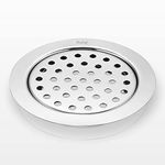 Ruhe® Multi Ring Round Flat Cut Floor Drain | Premium Stainless Steel Drain Jali | 5 Inches