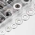 Linkup 550 Pcs SAE Flat washers for