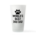 CafePress World's Best Dog Dad Pint Glass, 16 oz. Drinking Glass