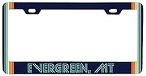 Evergreen Montana Car Metal License