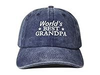 Hepandy Worlds Best Grandpa Hat for