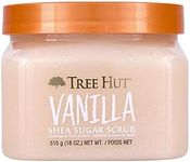 Tree Hut Vanilla Shea Sugar Exfoliating & Hydrating Body Scrub, 18 oz