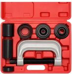 ZJERYL GULL Ball Joint Removal Tool Kit,10PC Ball Joint Press Kit for Most 2WD 4WD Cars and Light Trucks(Red)