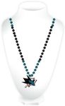 NHL Beads with Medallion, BDM9102, San Jose Sharks