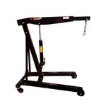 VOLTZ VZ-3 Ton Alloy Steel Engine Hoist Folding Hydraulic Cherry Picker Shop Crane 6600 Ib Lift Shop Crane With Wheels Engine Crane (Black) Aprox Weight 130kg Net weight heavy duty