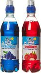 Snowycones Snow Cone Syrup for Snow Cones and Shaved Ice | Not Slush | Flavour Syrup/Blue Raspberry and Strawberry Twin Pack 500 ml