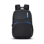 American Tourister Dolph+ 5 Compartment Laptop Backpack, 33L with Spacious Interiors and Multiple Compartments, Laptop Backpack for Unisex - BLUE- BLACK, Women and Kids, College Bag