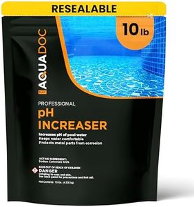 MAV AquaDoc pH Up for Swimming Pools - 10lb - pH Increaser for Pool Water - Sodium Carbonate Soda Ash for Swimming Pools - Pool Chemicals Made in The USA