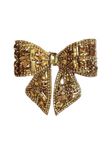 Trend By Kimaayra Luxury Bejeweled Hair Bow Rhinestone Embellished Alligator clip for Women and Girls, Gift for her, Gift for women, 1 Hair Bow, Free Size (Vega Gold)