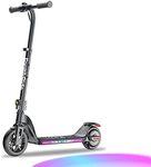 Fanttikride C10 Apex Electric Scooter for Kids,Bluetooth Music Speaker, LED Display, 5/8/10 MPH, 6.5 Miles Range, Height Adjustable, Type C Charging, Foldable Electric Scooter, 3.9-5.2 ft (Black)