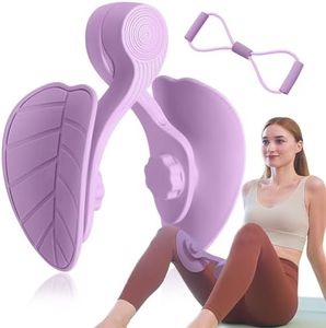 homimanor Thigh Master Thigh Exerciser, Hip & Inner Thigh Exercise Equipment, Pelvic Floor Muscle Trainer with Figure 8 Resistance Band for Arm Leg, Thigh Toner Kegel Exercise Products for Women