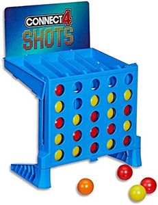 Connect 4 Shots - Bounce em in 4 The Win - 2+ Players - Four in a Row - Classic Game With A Twist - Family Board Games And Toys For Kids - Boys And Girls - E3578 - Ages 8+