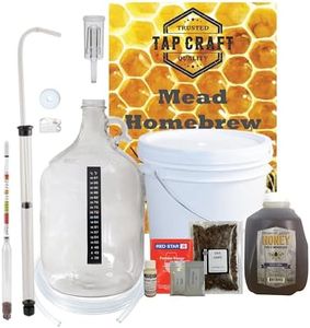HomeBrewStuff - One Gallon Mead Deluxe Mead Kit - Reusable Fermentaion Kit - Complete with Your First Recipe - Make Honey Wine at Home - Great Gift Ideas