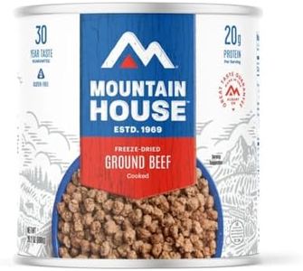 Mountain House Cooked Ground Beef | Freeze Dried Survival & Emergency Food | #10 Can | Gluten-Free