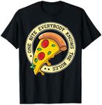 Funny 1 Pizza Everybody Knows The Rules Food Lover T-Shirt