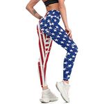 Womens American Flag Pants