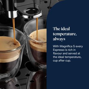 DeLonghi Magnifica S Bean to Cup Coffee Machine – Black Espresso Maker