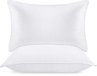 Utopia Bedding Pillows 2 Pack, (UK Standard, White) Hotel Quality Pillows, Luxury Bed Pillow for Back, Stomach or Side Sleepers