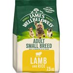 James Wellbeloved Adult Small Breed Lamb & Rice 7.5 kg Bag, Hypoallergenic Dry Dog Food