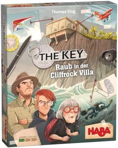 HABA 305543 The Key- Theft in Cliffrock Villa- An Investigation Game for 1 to 4 Clever Detectives Ages 8 and up- English Instructions (Made in Germany)