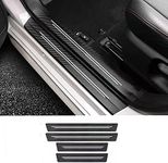 TACOPETS Door sill Protector, Door sill Scratch Protection (for All car Models) Door sill Protector, Door sill Trim（4PC）, ‎QCZST-4PC