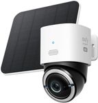 eufy Security 4G LTE Cam S330, 4K Cellular Solar Security Cameras Wireless Outdoor, Pan and Tilt, 4G and Wi-Fi Duo-Mode, AI Tracking, with SIM Card and 64GB SD Card, No WiFi, Previously