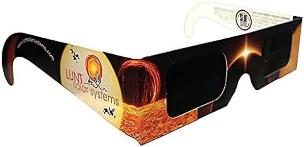 Omegon Solar eclipse glasses SunSafe CE and ISO certified viewers for the Total Solar Eclipse, 5 pairs