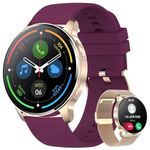 Smart Watches for Women Fashion with Making/Receive Call Notification AI Voice Assistant Compatible Android iOS Sports Fitness Heart Rate Blood Oxygen Step Tracking Elegant Women's Smartwatches Rose