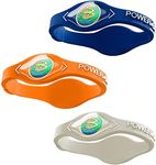 Power Balance the Original Genuine Performance Wristband, safe Waterproof Lightweight durable, size of orange M+deepblue M+ grey L