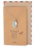 Quan Jewelry Horse Necklace, Gifts 