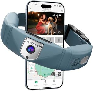 Wireless Dog Fence System, GPS Dog Fence Collar with 2K Camera, Live Video & Recording, Virtual Fence, GPS Tracker, Two-Way Audio, Waterproof, 5-Day Battery, for Medium & Large Dogs