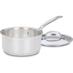 Cuisinart Chef's-Classic-Stainless-Cookware-Collection, Stainless Steel, 1.5-Quart