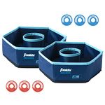 Franklin Sports Washer Toss - 6 Washers and 2 Collapsible Targets - Beach or Camping Outdoor Lawn Game - Official Size Washer Set