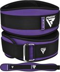 RDX Weight Lifting Belt AUTO LOCK, 6.5” Padded Back Support, Men Women Gym Fitness Bodybuilding Powerlifting Weightlifting Workout, Deadlift Squat, Pro Exercise Equipment