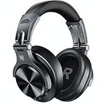 OneOdio A70 Bluetooth Headphones Over Ear, 72 Hrs Playtime, Monitor Level Stereo Sound Quality, Foldable Wireless＆Wired DJ Headphone, Professional Studio Headphones for DJ/TV/PC/Phone