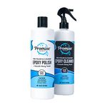 Premium Polishing Compound & Cleaner Kit, Specially Formulated for Epoxy Resin & High Gloss Finishes, Removes Scratches & Scuffs