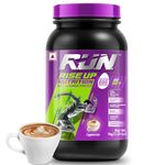 R.U.N-RISE UP NUTRITION Egg White Protein Powder for Athletes,Gym & Fitness Enthusiasts |27g Protein & 14g EAA|Lactose, Soy & Gluten Free Egg Albumen Protein Powder for Immunity, Cappuccino -1kg