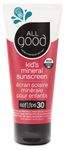 All Good Natural Kids Sunscreen Lotion - Zinc Oxide - Coral Reef Safe - Water Resistant - UVA/UVB Broad Spectrum - SPF 30 (3 oz)