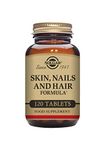 Solgar Skin, Nails and Hair, Improved MSM Formula - To help build collagen - With Vitamin C - Vegan - 120 Tablets