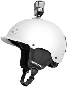 InnerKing Ski Helmet, Lightweight Adult Snowboard Helmet with Durable PC Shell, Shock-Absorbing EPS Foam & Soft Lining, Adjustable Fit & 12 Air Vents Snow Sport Helmet for Men and Women -White L