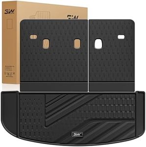 3W Trunk Mat with Backrest Mat Fit Kia Telluride 2020-2024 2025 (Not for Hybird)