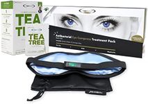 The Eye Doctor Premium Treatment Bundle - Reusable Hot Cold Eye Compress & 40x Single Use Tea Tree Eyelid Wipes for Dry Eye, Blepharitis & MGD - Microwave Safe Mask