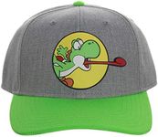 Super Mario Video Game Yoshi Snapback Mens Hat