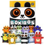 Box Buddies Boxibos Animals - Pack of 12 Mini Box Animals - Paper Craft for Kids, Party Bag Fillers, Pocket Money Toys